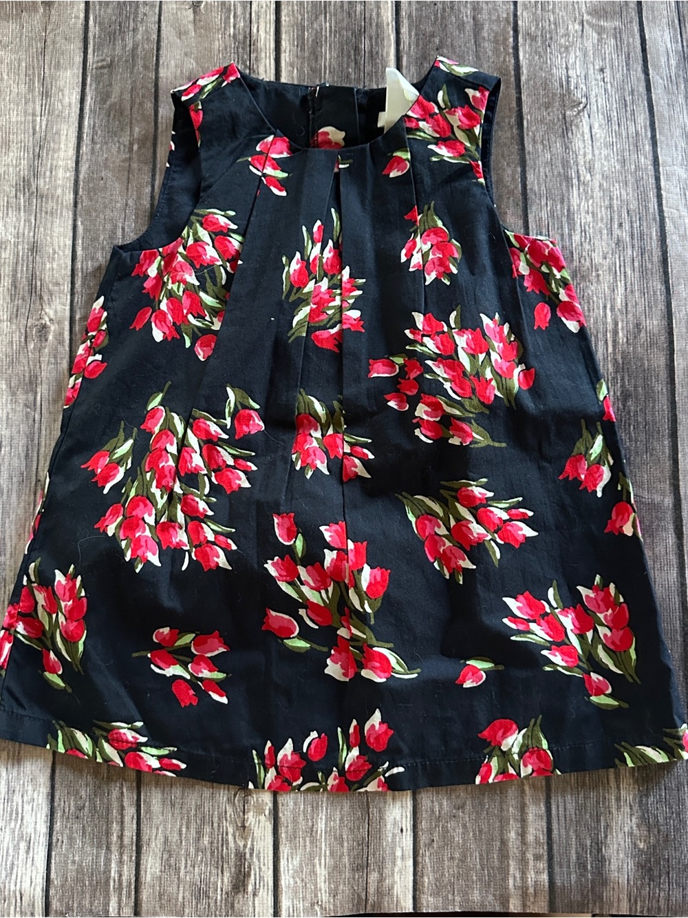 Joe fresh navy floral dress